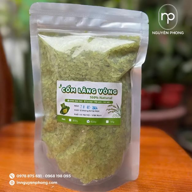 in tem nhãn cốm đẹp